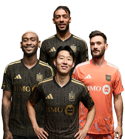 LAFC Official Global International Money Transfer Partner WireBarley and Soccer Players